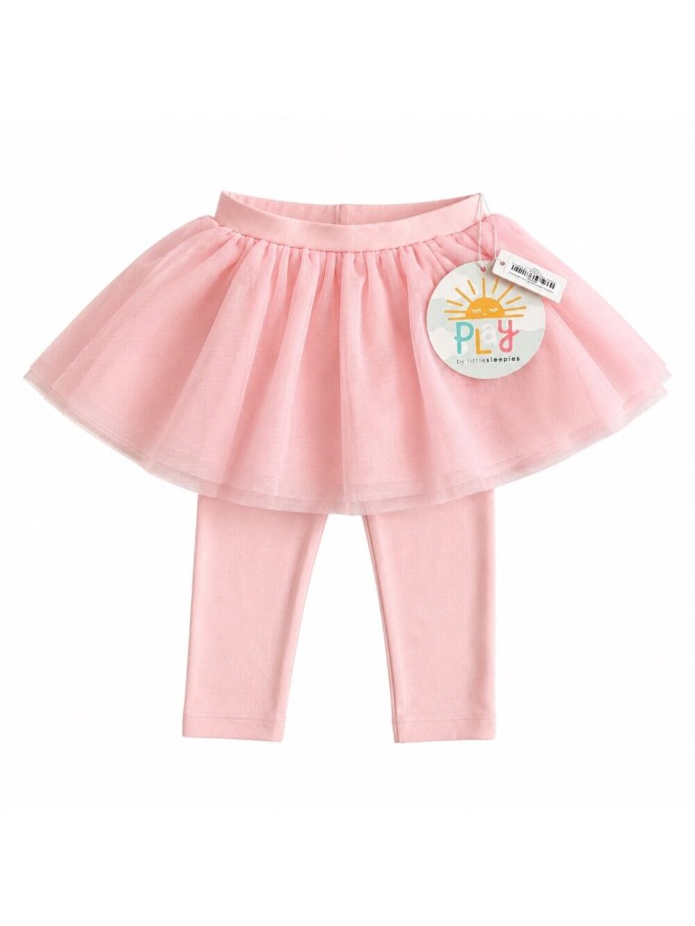 Little Sleepies Play Pink Tutu Leggings 6-12M NWT Ballet Skirted Leggings